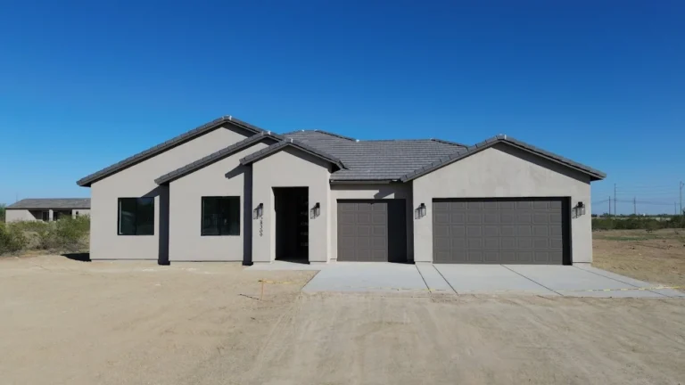 New grey asphalt shingle roof